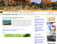 Tablet Screenshot of electriccarguestdrive.com